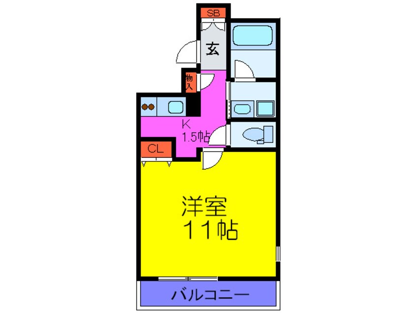 間取図 デルタＮＯＤＡ