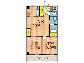 間取図 キャッスルコ－ト西灘