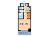 S-RESIDENCE福島Luxe 1Kの間取り