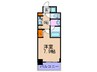 S-RESIDENCE福島Luxe 1Kの間取り