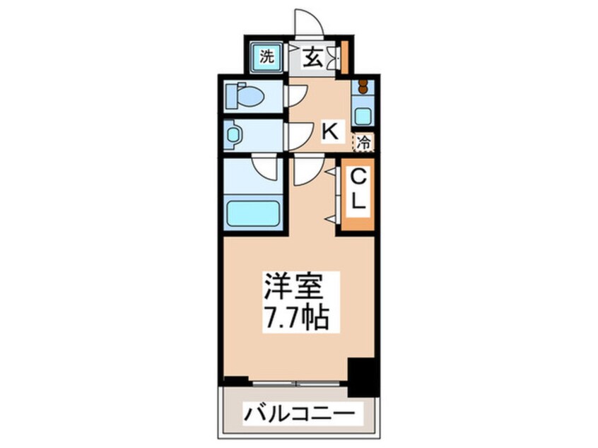間取図 S-RESIDENCE福島Luxe