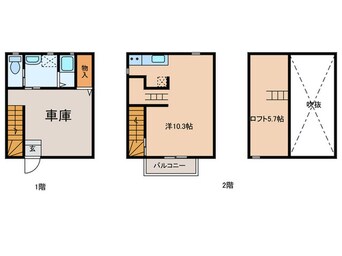 間取図 パロスＧＴ塩屋