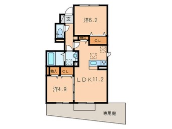 間取図 モンボヌ－ル