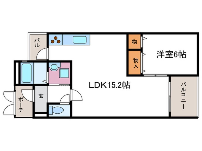 間取図 コンフィアンサ桂