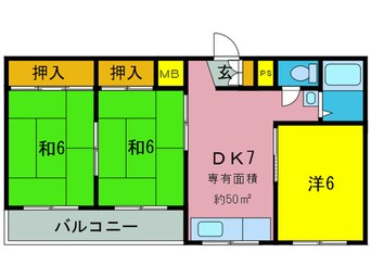 間取図 スターパレスしおの