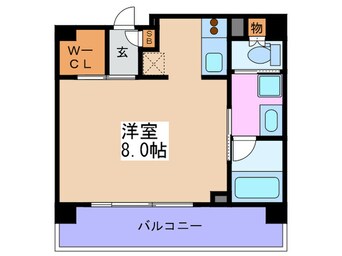 間取図 ﾚｼﾞｭ-ﾙｱｯｼｭ梅田WEST(506)