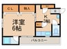 木戸ビル 1Kの間取り