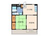 村上ハイツ 2DKの間取り