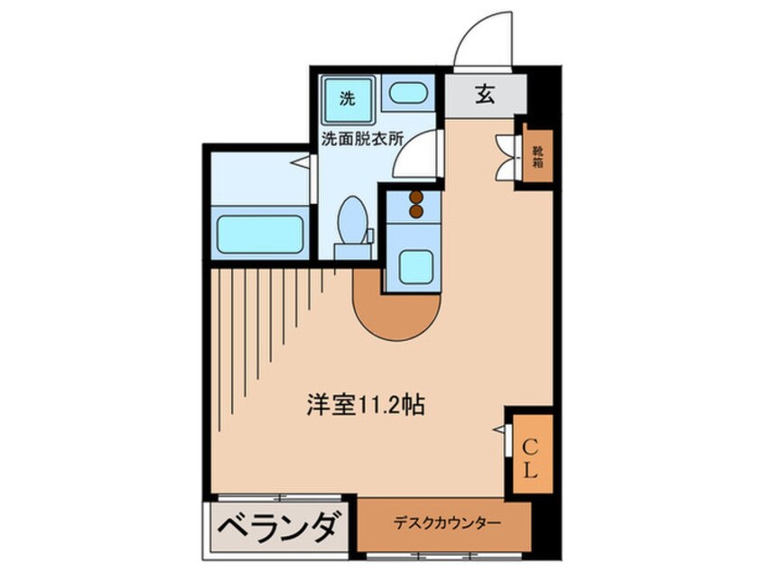 間取図 Ma chambre `a Kuise