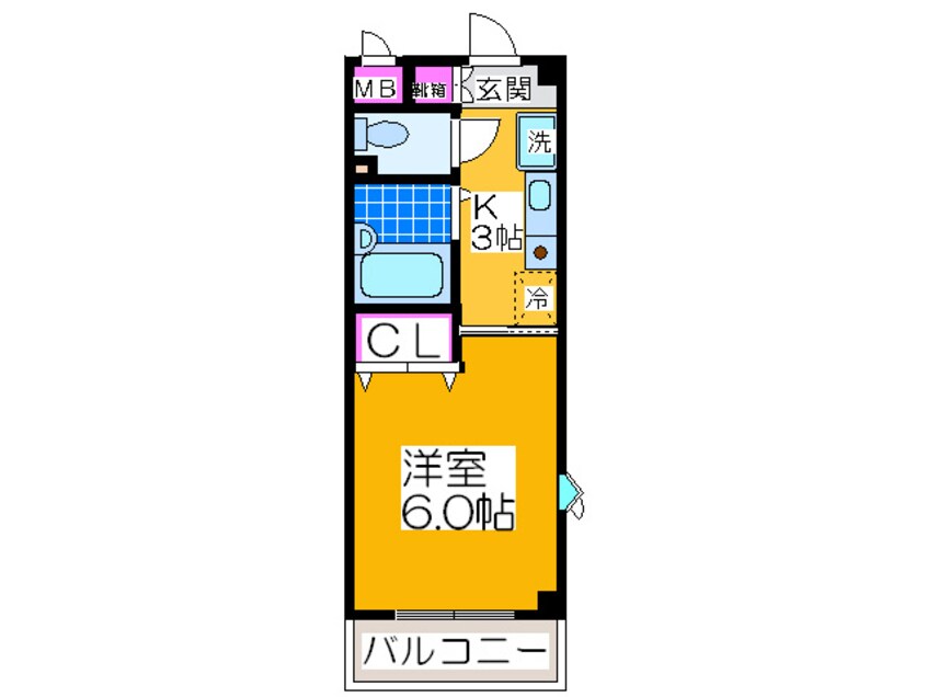 間取図 エクセレッテアビコ