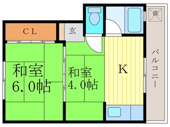 間取図 十三マンション