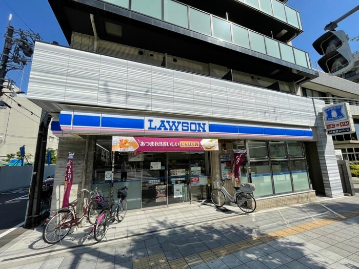 ローソン(コンビニ)まで87m EC難波WEST-SIDE大阪ﾄﾞｰﾑ前(206)