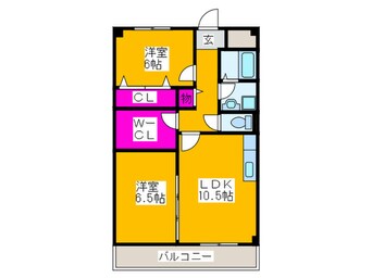 間取図 カ－サフィオ－レ壱番館