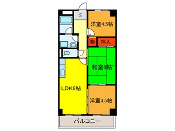 間取図 カ－サフィオ－レ壱番館