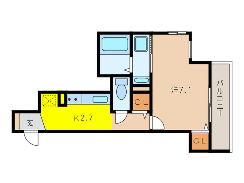 間取図 アモーレ松香園