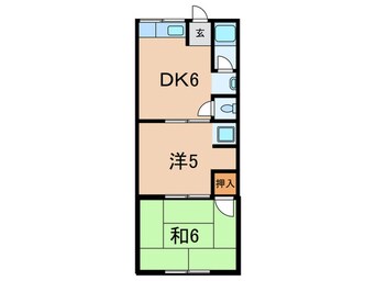 間取図 シャルム鈴蘭台東町