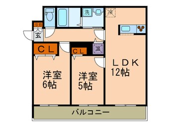 間取図 グランティ－ク松本通