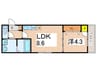 FmaisonLibleⅢ 1LDKの間取り