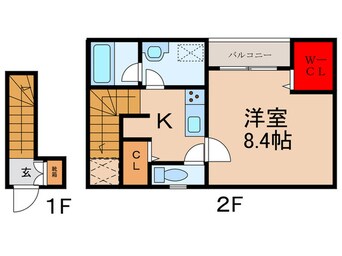 間取図 ベロクオーレ三国ドゥーエ