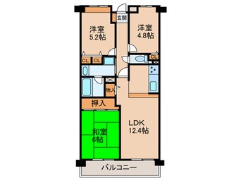 間取図 ﾌｧﾐｰﾙﾊｲﾂ堺Ⅰ番館（302）