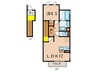 ManoirⅡ 1LDKの間取り