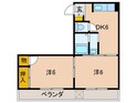 コ－ポイン松原の間取図