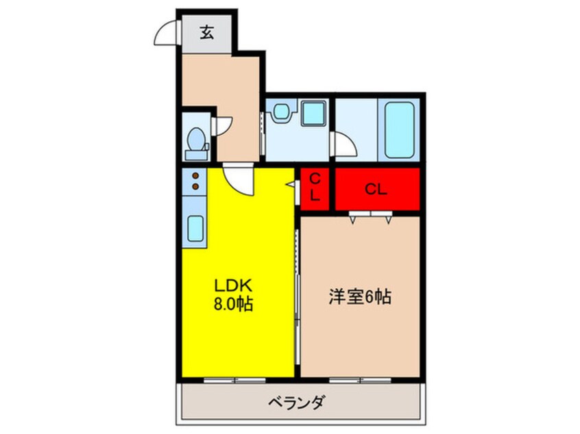 間取図 Oak中穂積