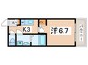 H-maison平野EASTⅢ 1Kの間取り