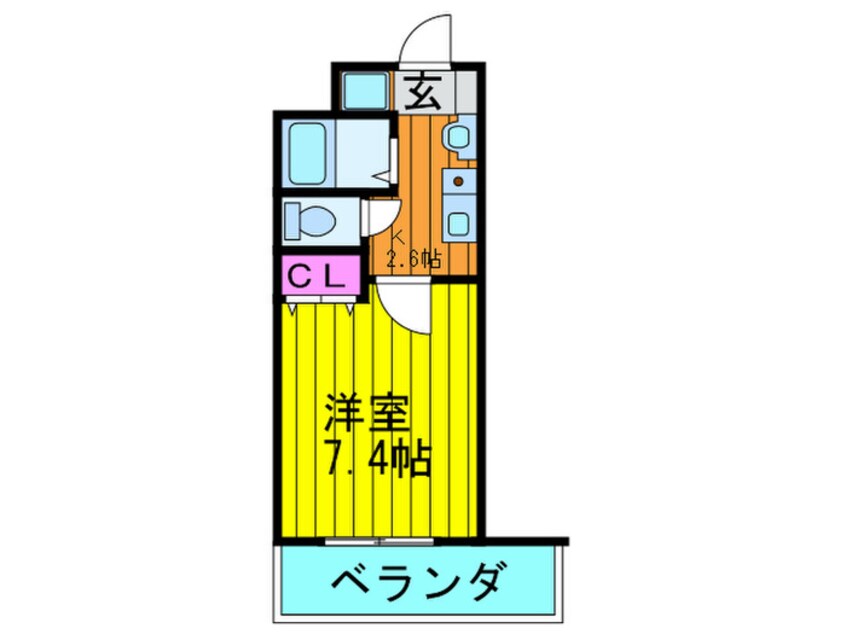 間取図 Ｍ　ＰＬＡＺＡ香里壱番館