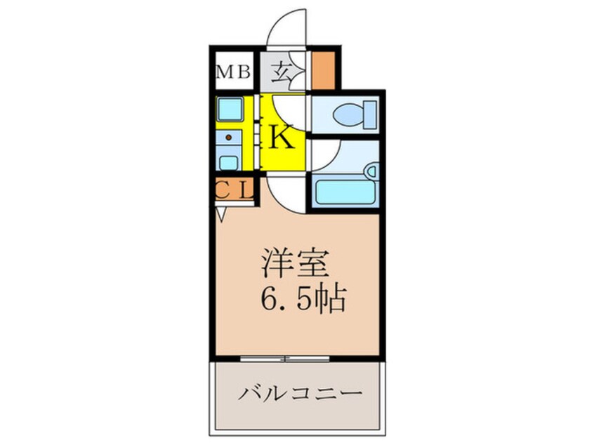 間取図 ダイアパレス新大阪宮原(703)