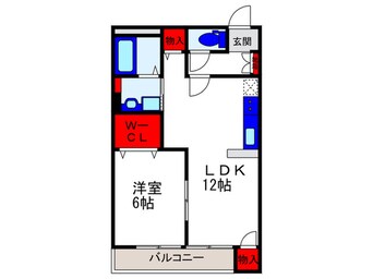 間取図 岡町グリ－ンハイツ