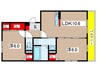 D-room瀬戸川 2LDKの間取り