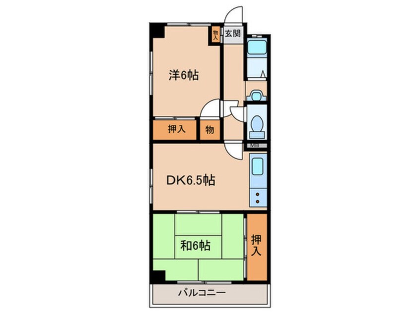 間取図 薬師グリ－ンハイツ