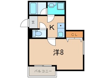 間取図 アクシア上ヶ原山手町