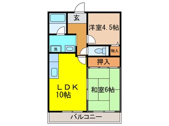 間取図 プリムヴェ－ル池田