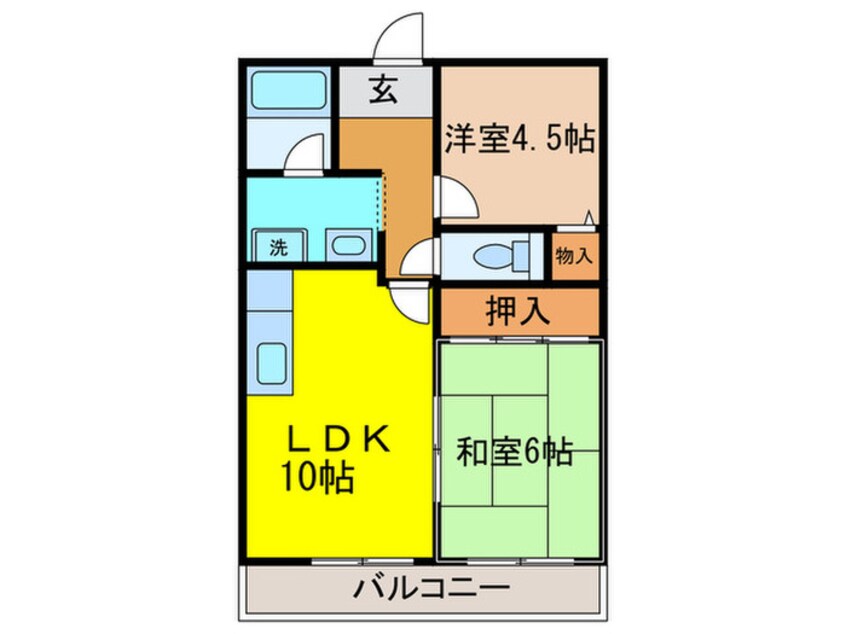 間取図 プリムヴェ－ル池田