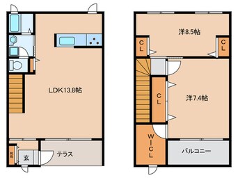 間取図 シャーメゾン北夙川Ａ