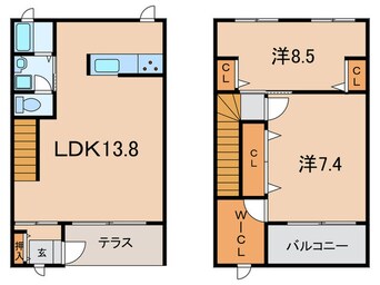 間取図 シャーメゾン北夙川Ａ