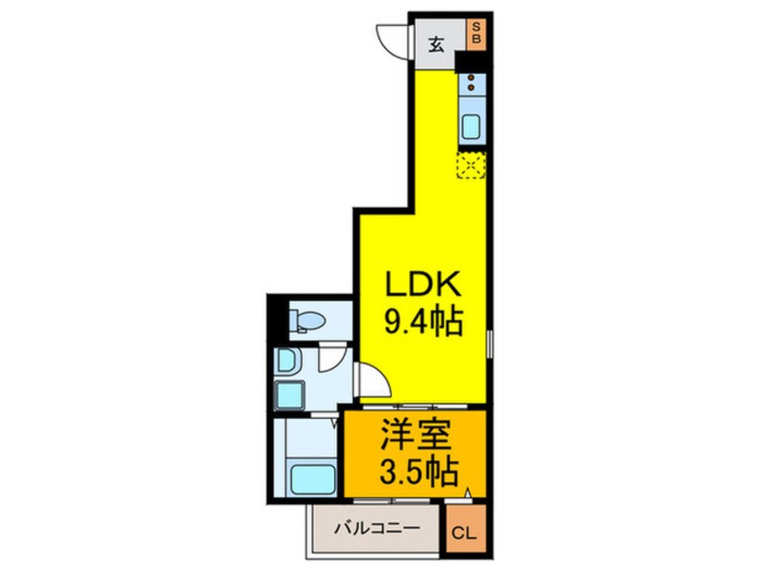 間取図 F+style八尾・植松町