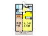 ミュ－イチマサ 1LDKの間取り