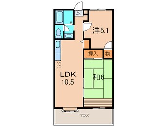 間取図 プラビーラコート　Ⅴ