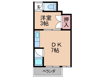 間取図 中央マンション