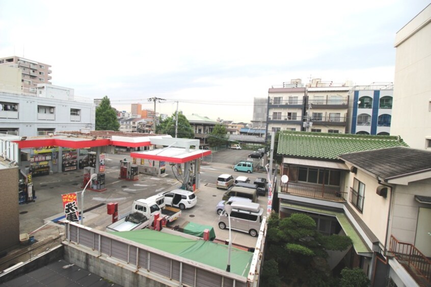 室内からの展望 中央マンション