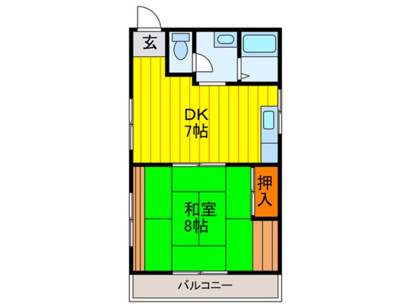 間取図 パークハイツ