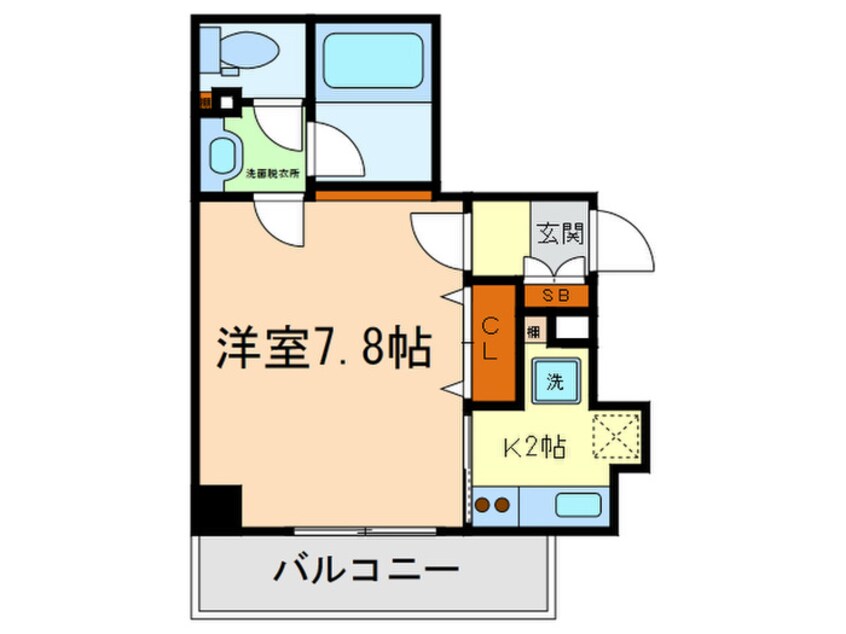 間取図 アクティコ－ト京橋