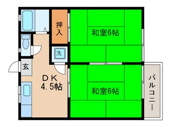 間取図 西山ハイツ