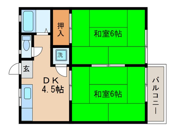 間取り図 西山ハイツ