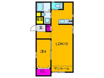 間取図 フェリ－チェなかもず