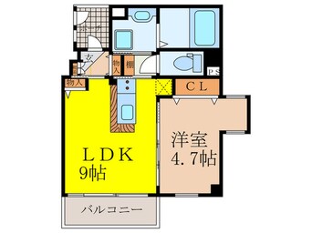 間取図 イ－ストコア新大阪