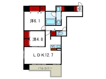 間取図 エル・イソベ三宮